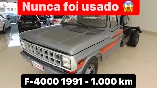Ford F4000 MWM 1991 Nunca Usou, igual 0km Inacreditável VENDIDO