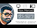 AM Coder - Javascript Array Methods for Arrays of Objects Masterclass