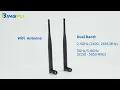 Plug Play WiFi Upgrade Bingfu Antennas for Routers PCI-E Cards