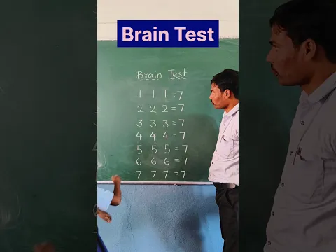 Brain Test - innovative ideas | Brain Test | Maths ideas | Maths challenge #brainteaser #braintest