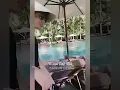 Free time on swimming pool Joongi and his sister Vietnam June 2022