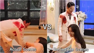 Uhm Ki Joon Lee Ji Ah Fighting Actual Scenes VS Behind the Scenes Penthouse S3 E12 Eng Sub