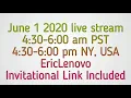 Schedule Ended Live June 1 2020 4 30-6 00 am PST