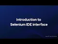 Introduction to Selenium IDE interface