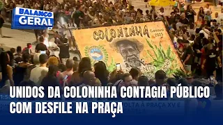 Unidos da Coloninha faz desfile emocionante e aquece o Carnaval de Florianópolis