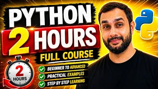 Python Full Course in 2 Hours Learn Python FAST for Beginners