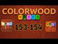 COLORWOOD WORDS Cryptogram level 153 154