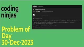 coding ninjas problem of the day 2023 C