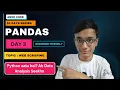 Pandas Day 3 Requests BeautifulSoup Explained Load Website HTML in Python