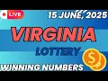 Virginia Day Lottery Results For - 15 Jun 2025