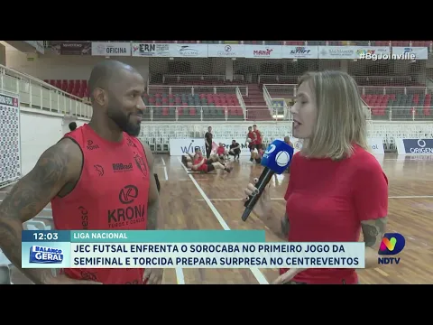 Liga Nacional: JEC Futsal enfrenta o Sorocaba no primeiro jogo da semifinal
