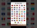 Countries and flags of Europe #countryname #viral #flag #shorts