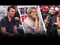 Woman Leaves Stunned After Hearing What Riley Gaines And Charlie Kirk ACTUALLY Believe