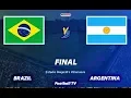 PES 2019 | BRAZIL vs ARGENTINA | FINAL CUP | Penalty Shootout | Gameplay PC