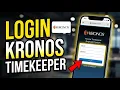 How to Login to Kronos Timekeeper Employee System - Time Tracking