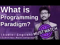 What is a programming paradigm in English Programming Paradigms