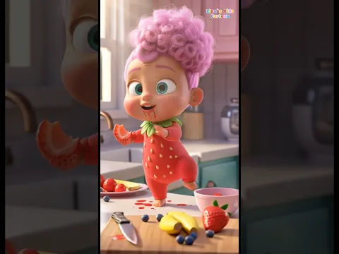 Healthy Food Cartoon for Kids 🍎🥕 FUN Baby Song Animation 🎵👶