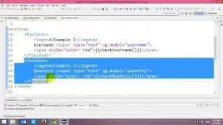HTML Forms in AngularJS