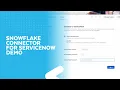 Snowflake Connector for ServiceNow Demo