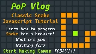 Classic Snake Javascript HTML5 Tutorial