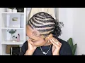 HOW TO DO FEED IN BRAIDS ON YOURSELF Design Braids Tutorial