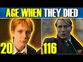 How Old Was Every Harry Potter Character When They Died