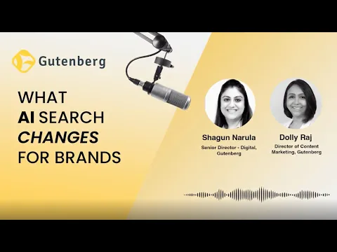 What AI Search Changes for Brands | AI Visibility, AEO & GEO Explained | Gutenberg video thumbnail