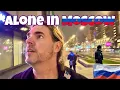 🇺🇸AMERICAN walks through RUSSIA!🇷🇺In Moscow!😱Alone at Night!🚔🌖🗑️
