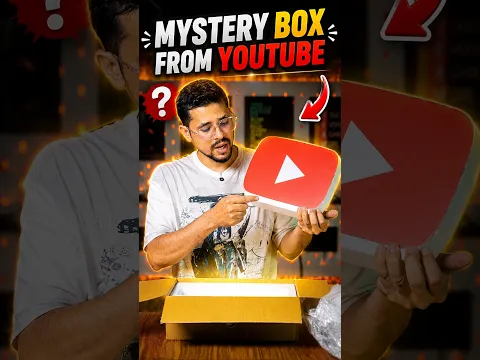 YouTube Sent Me a MYSTERY BOX! 😱📦 #shorts #mysterybox #youtube