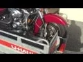 How to transport a motorcycle with only 2 straps Tank straps