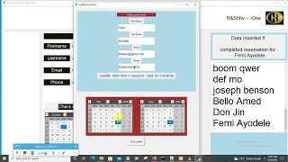 hotel reservation ware with python - desktop application