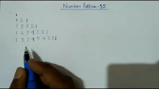 10 - Number Pattern in JAVA hindi