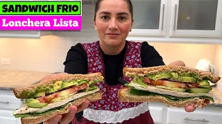 Sandwich frio de pavo: Lonchera lista en minutos!
