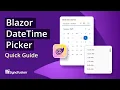 Blazor DateTime Picker The Ultimate Feature Walkthrough