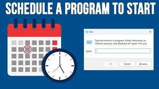 Schedule a Program to Automatically Start on a Specific Date and Time