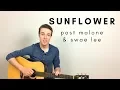 Download Lagu Post Malone & Swae Lee - Sunflower | Easy Guitar Tutorial, Chords &s