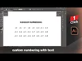 Illustrator Custom Sequential Numbering Script Tutorial Pro Designer