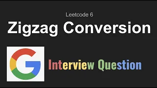 Leetcode 6 Zigzag Conversion