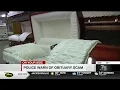 Police warn of obituary scam