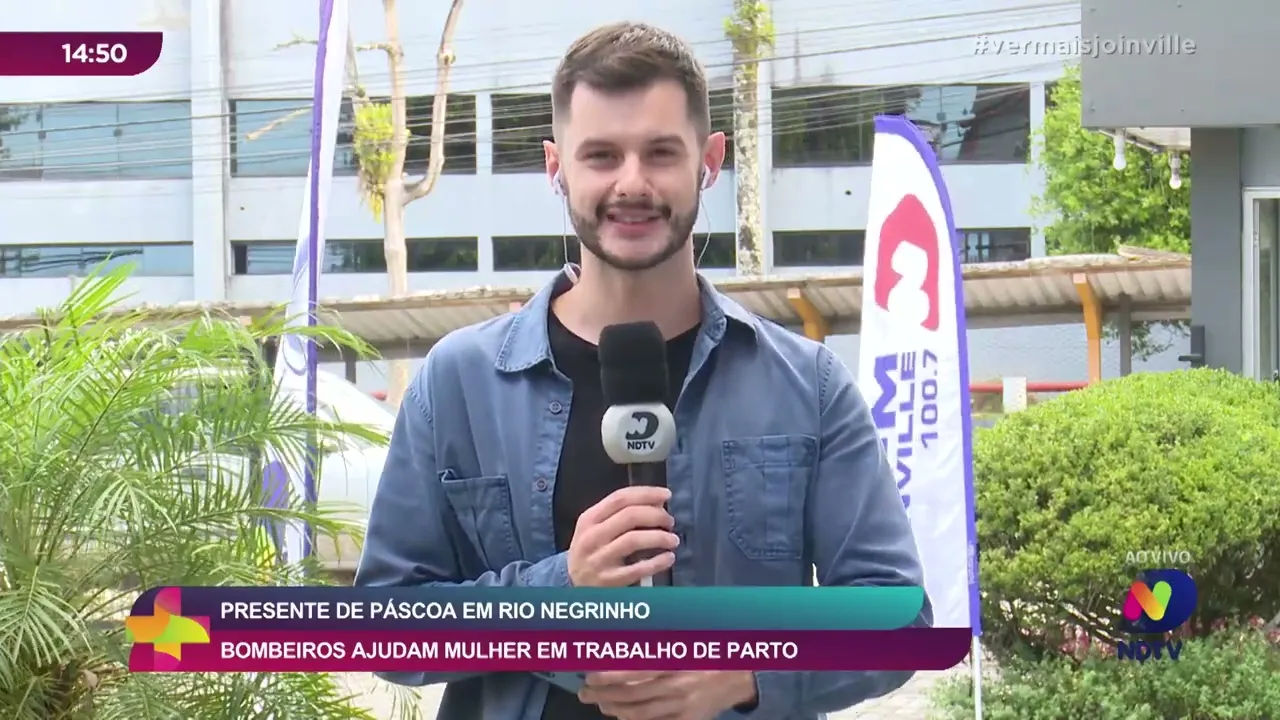 Presente de Páscoa em Rio Negrinho bombeiros ajudam mulher em trabalho de parto