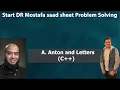 A Anton and Letters c