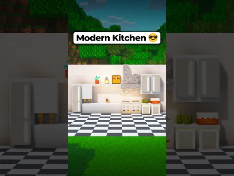 Minecraft Modern Kitchen 😎
