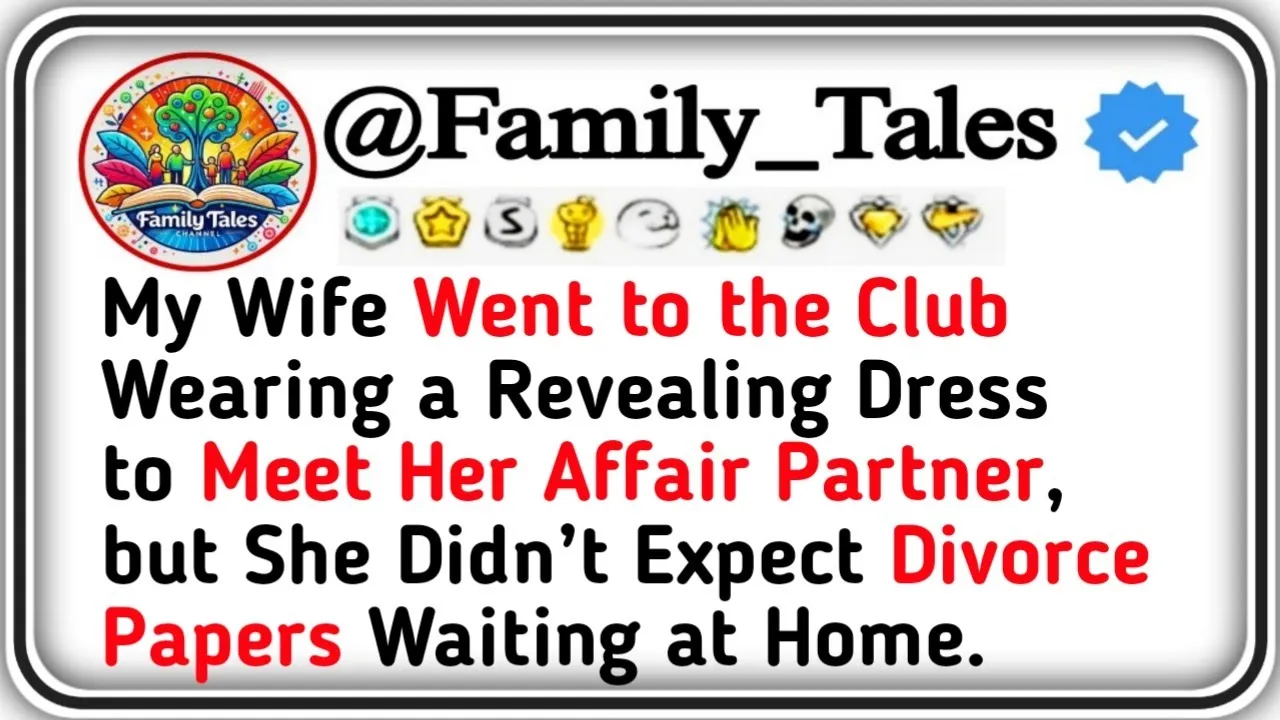 Outline Video My Cheating Wife Went to the Club Wearing a Revealing Dress to Meet Her Affair Partner, but She Didn
