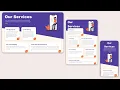 Full Responsive Our Service Section Design Using CSS Flexbox CSS Flexbox Tutorial CSS Cards Layout