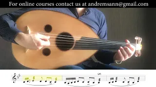 Ya Msaharni Al Msann Book Oud Method يا مسهرني من كتاب المسن منهج لآلة العود 