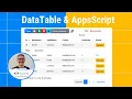 DataTable responsive