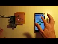Demonstration communication android APP with raspberry PI using websocket