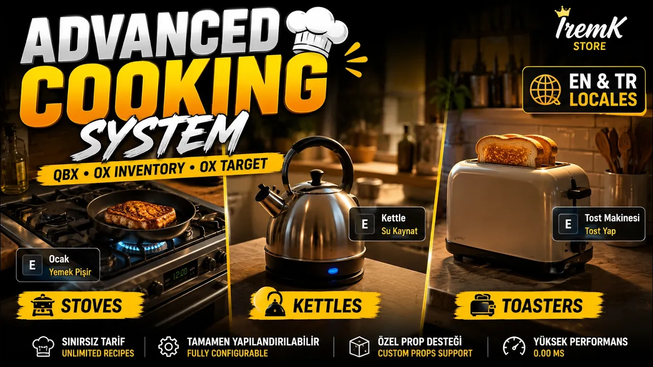İremK Store  - Cooking Script