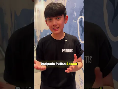 Ketenangan lebih berharga daripada pujian sesaat