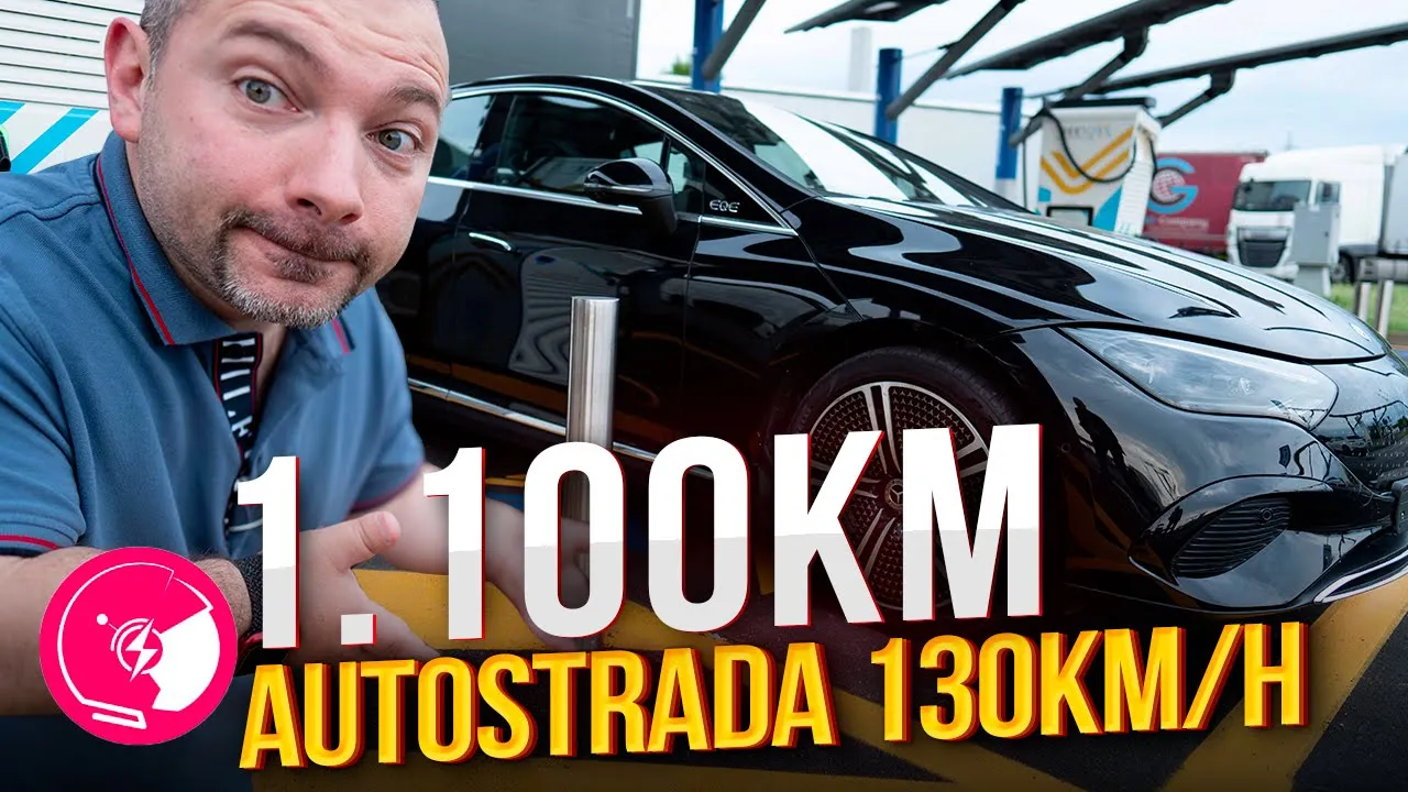 1000km Mercedes EQE 350+ 90kWh LA SFIDA 135km/h - Tempi, Curva di ricarica, Autonomia e Costi